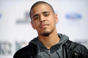 Singer J. Cole arrives at the 2010 BET Awards in Los Angeles